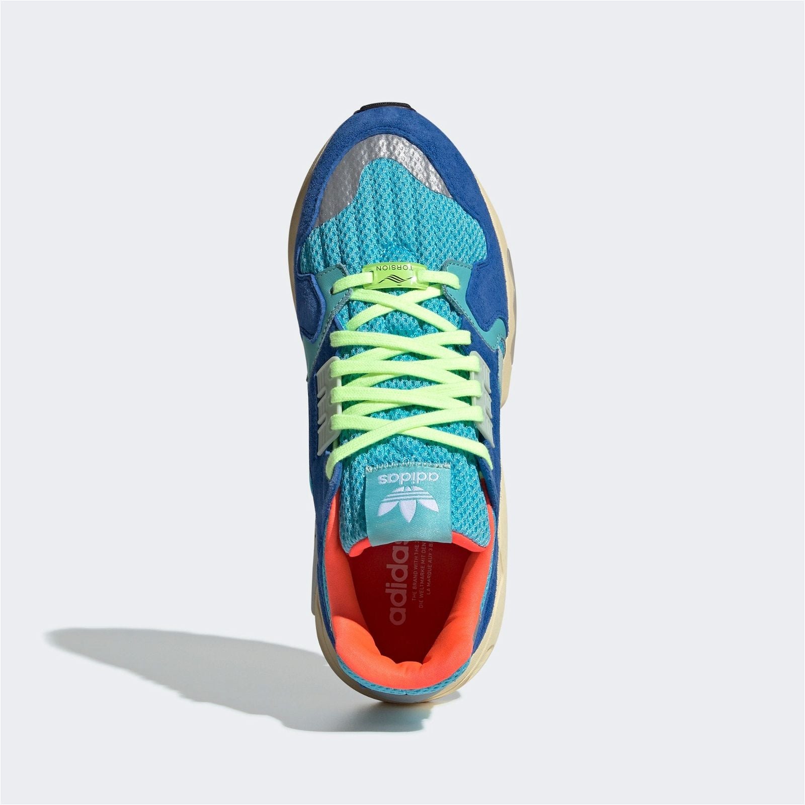 adidas Originals ZX Torsion Shoes - Bright Cyan - ViaductClothing -  -  