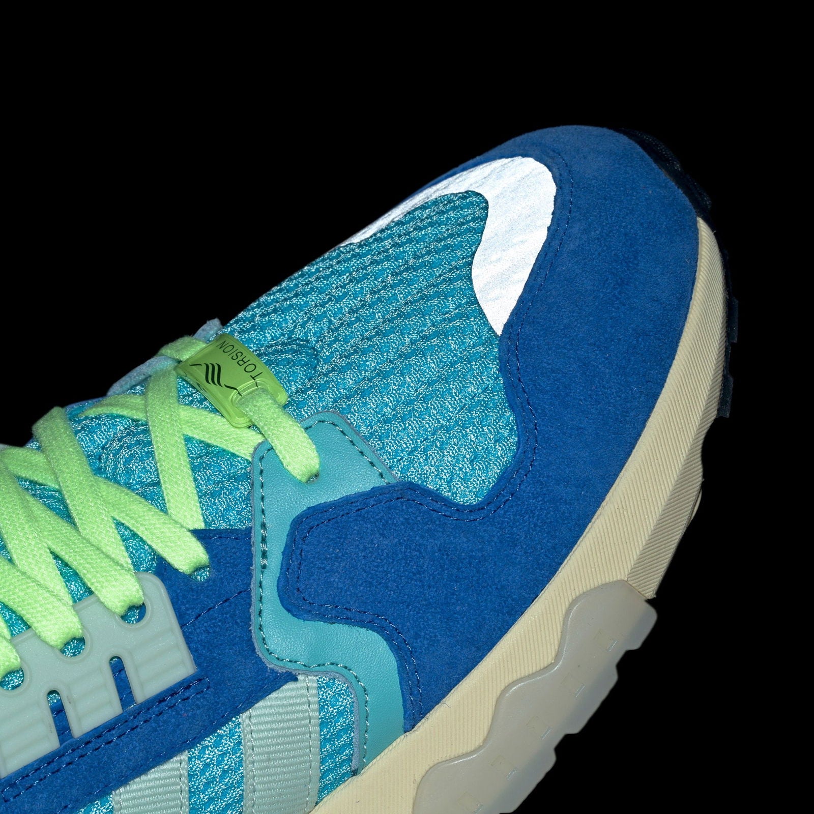 adidas Originals ZX Torsion Shoes Bright Cyan EE4787 ViaductClothing