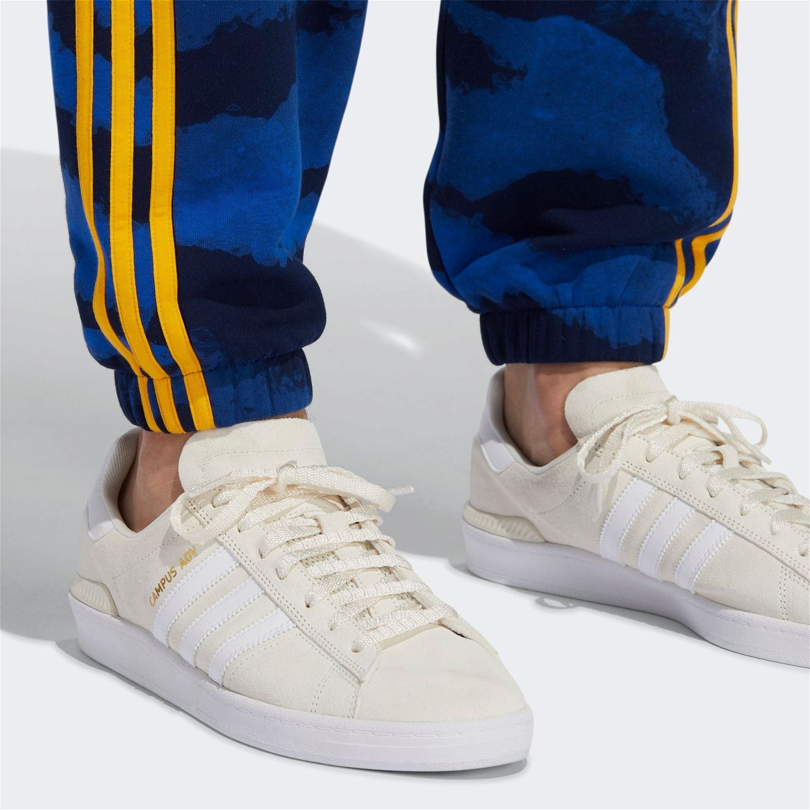 adidas Originals Zebra Allover Print Joggers - Blue - ViaductClothing -  -  