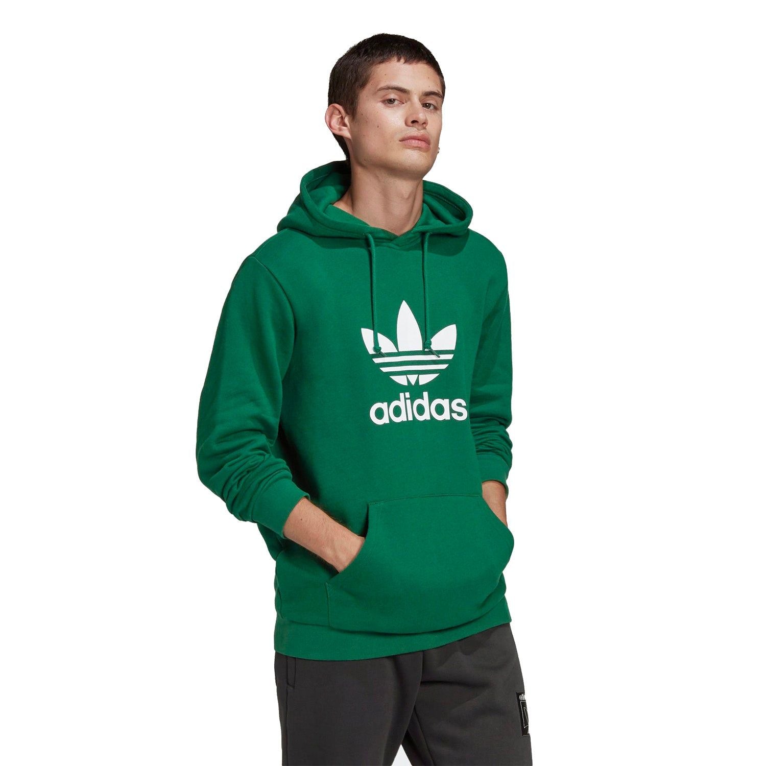 adidas Originals adicolor Trefoil Hoodie - Green - ViaductClothing -  -  