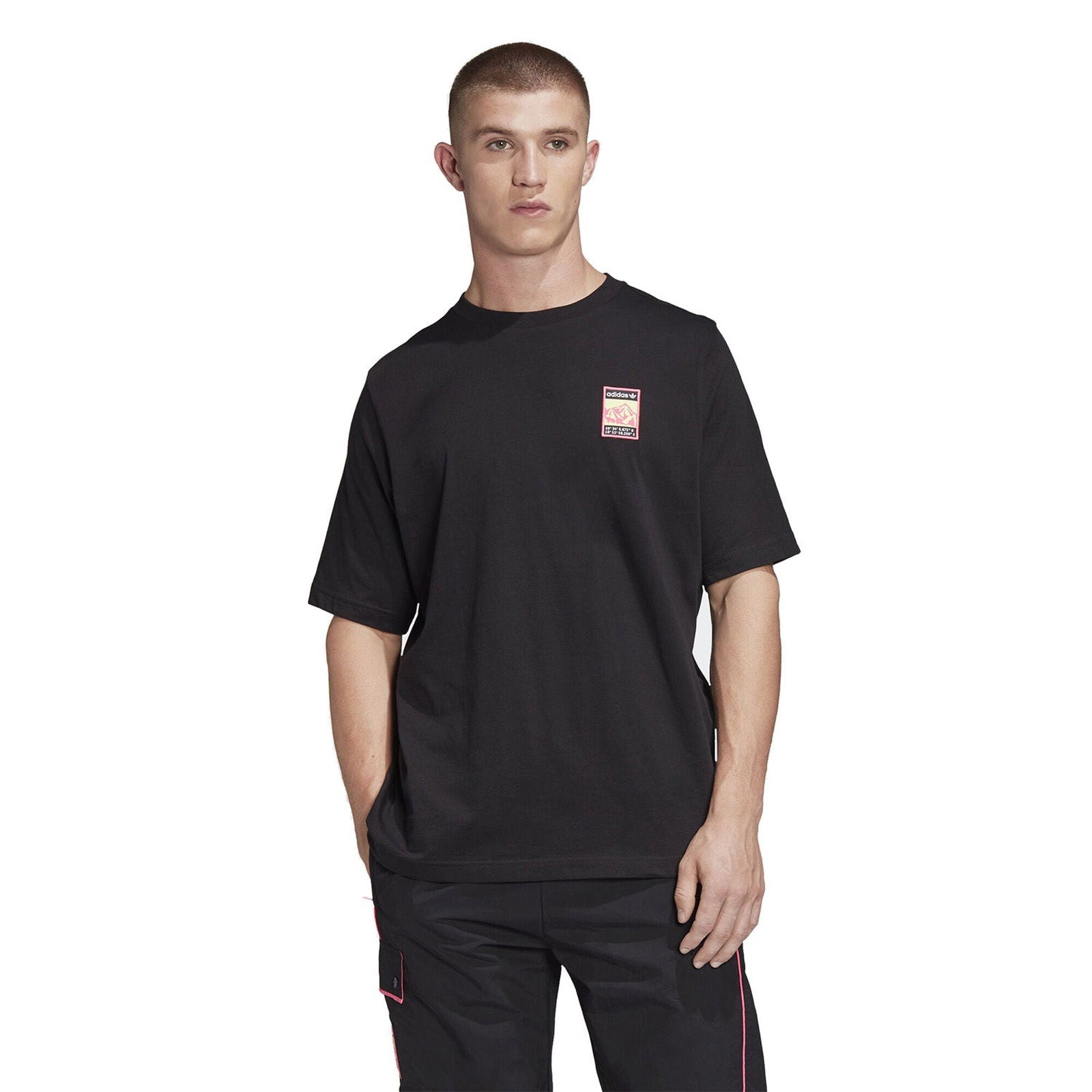 adidas Originals adiplore Graphic Tee - Black - ViaductClothing -  -  