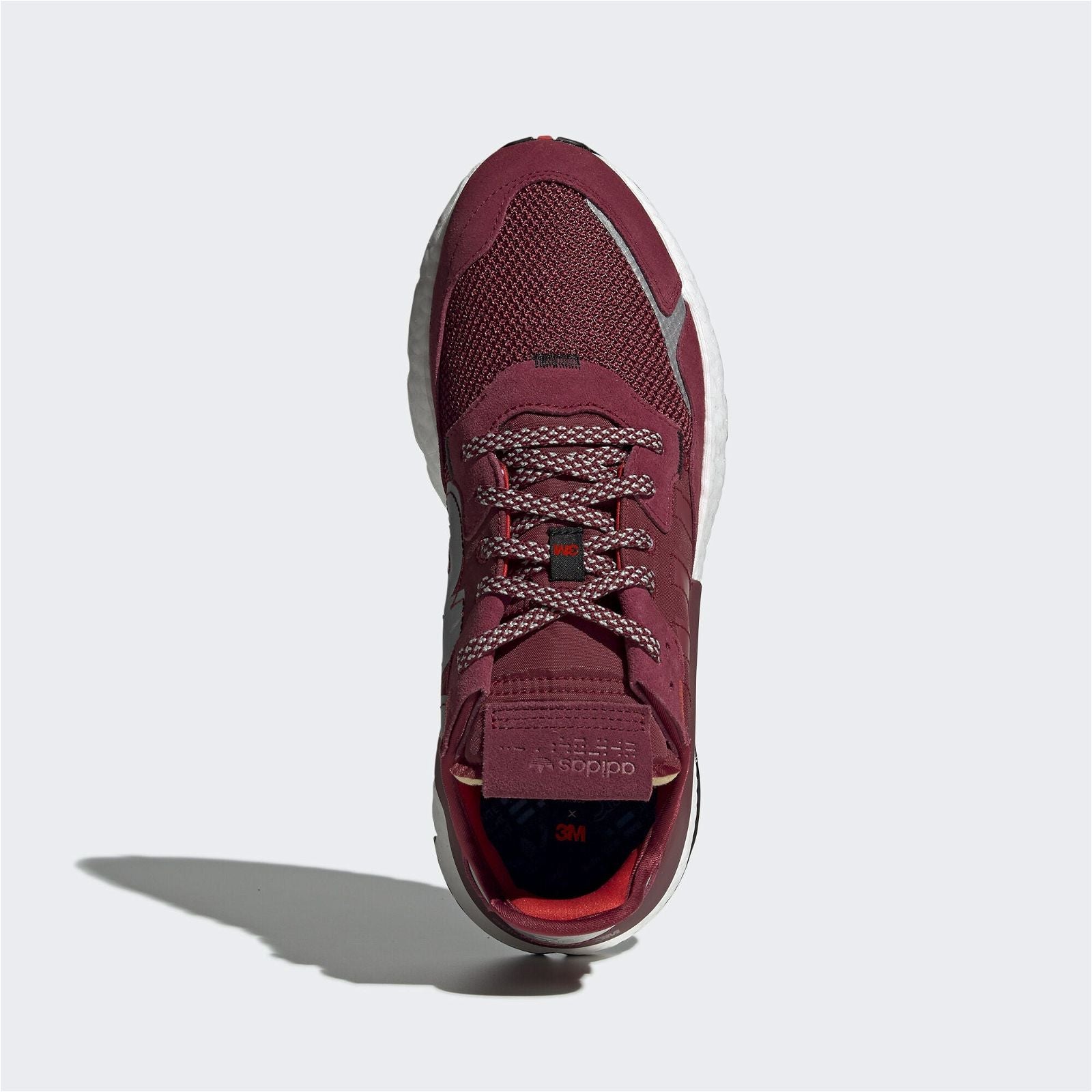 adidas Originals x 3M Nite Jogger Shoes - Collegiate Burgundy - ViaductClothing -  -  