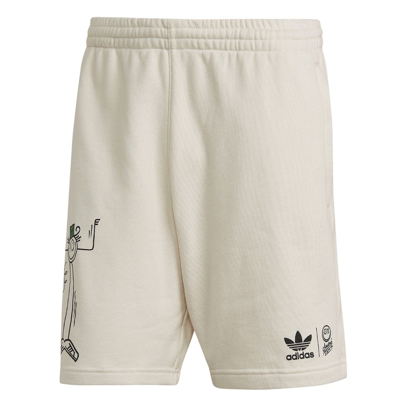 adidas Originals x André Saraiva Sweat Shorts - White - ViaductClothing -  -  