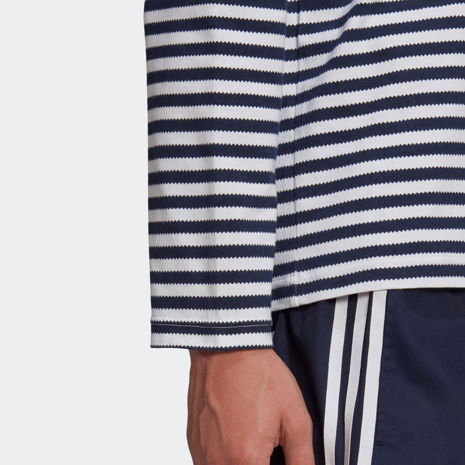 adidas Originals x Human Made Long Sleeve T-Shirt - Navy - ViaductClothing -  -  