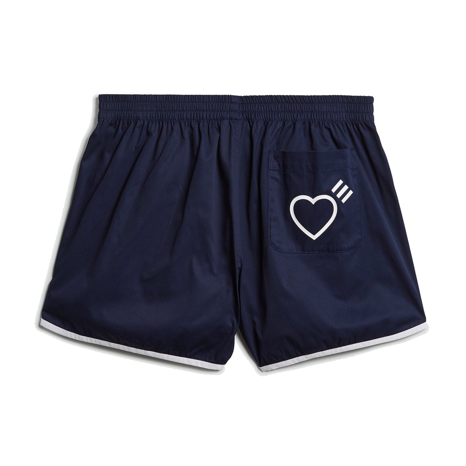 adidas Originals x Human Made Run Shorts - Navy - GM4186