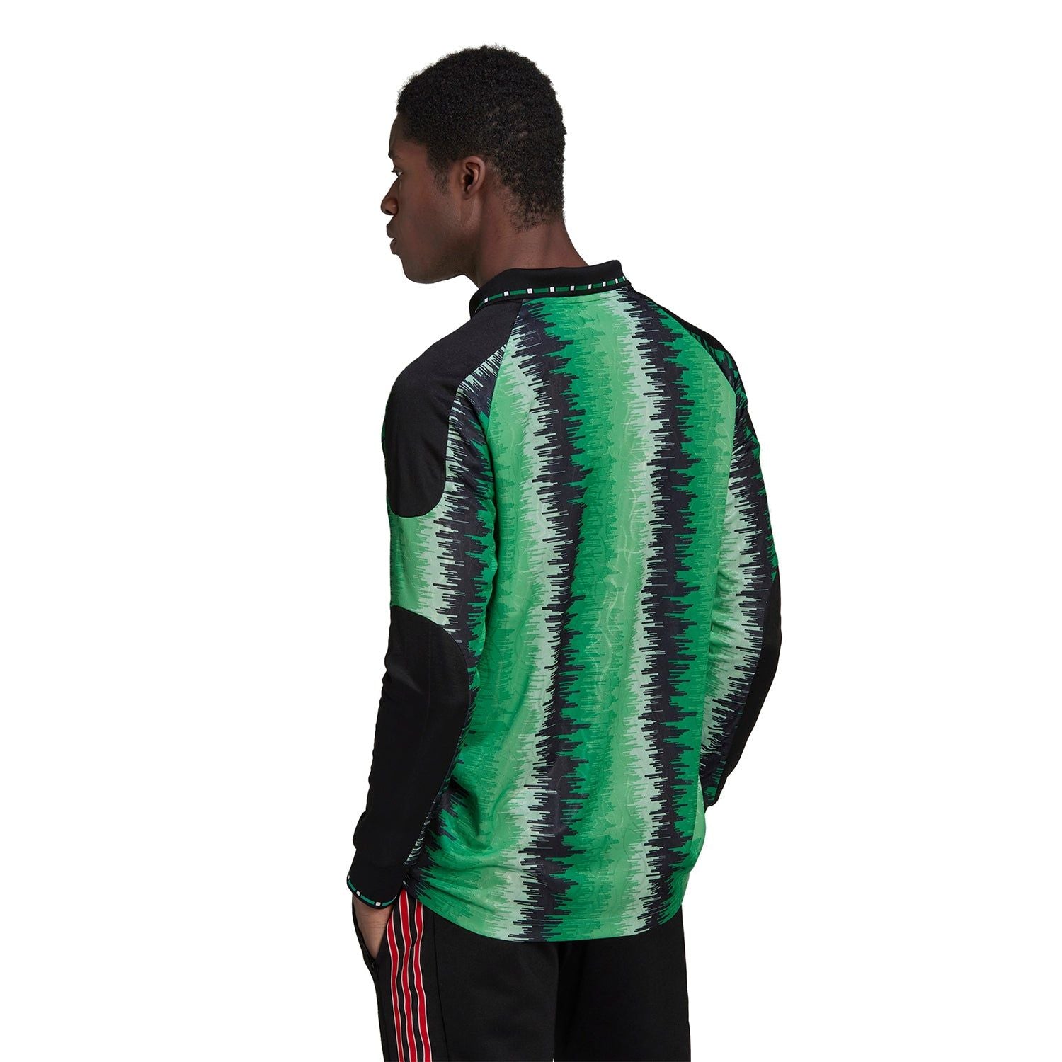 adidas Originals x Manchester United 90s Retro Goalkeeper Jersey - Green Black - ViaductClothing -  -  