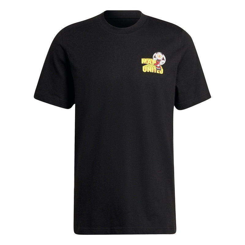 adidas Originals x Manchester United Retro 90s Graphic Tee - Black - ViaductClothing -  -  