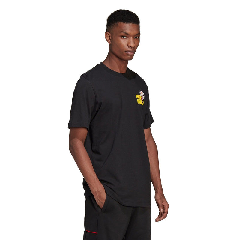 adidas Originals x Manchester United Retro 90s Graphic Tee - Black - ViaductClothing -  -  