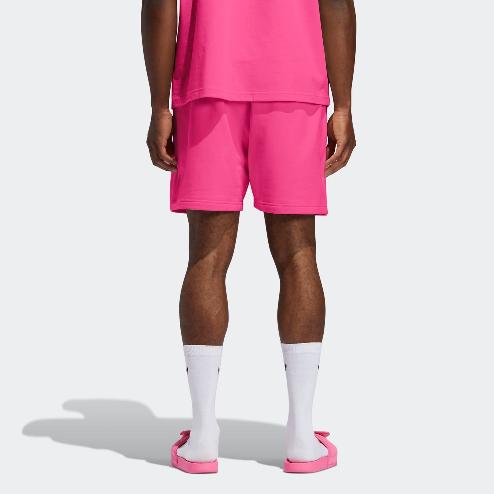 adidas Originals x Pharrell Williams Unisex Basic Shorts - Solar Pink - ViaductClothing -  -  
