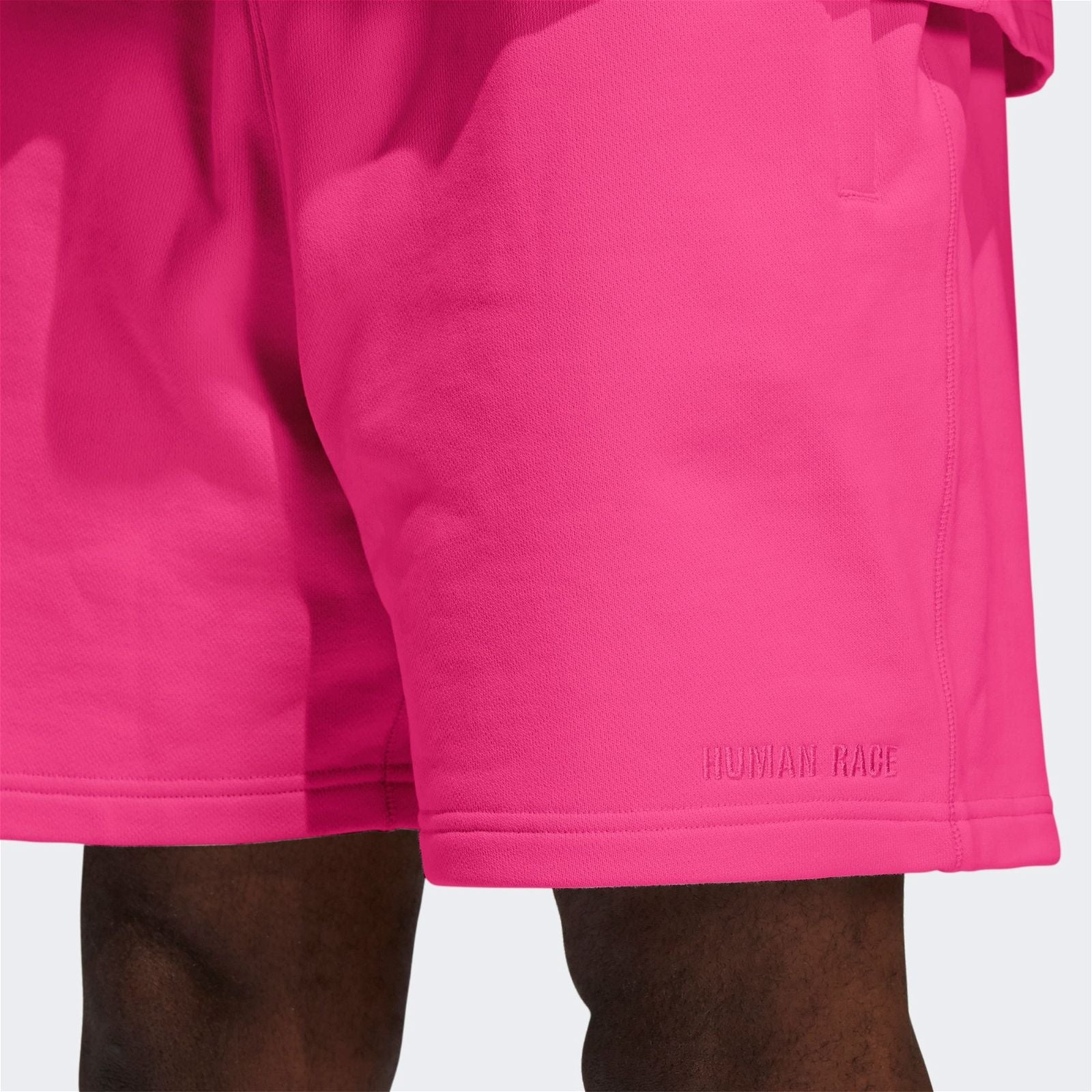 adidas Originals x Pharrell Williams Unisex Basic Shorts - Solar Pink - ViaductClothing -  -  