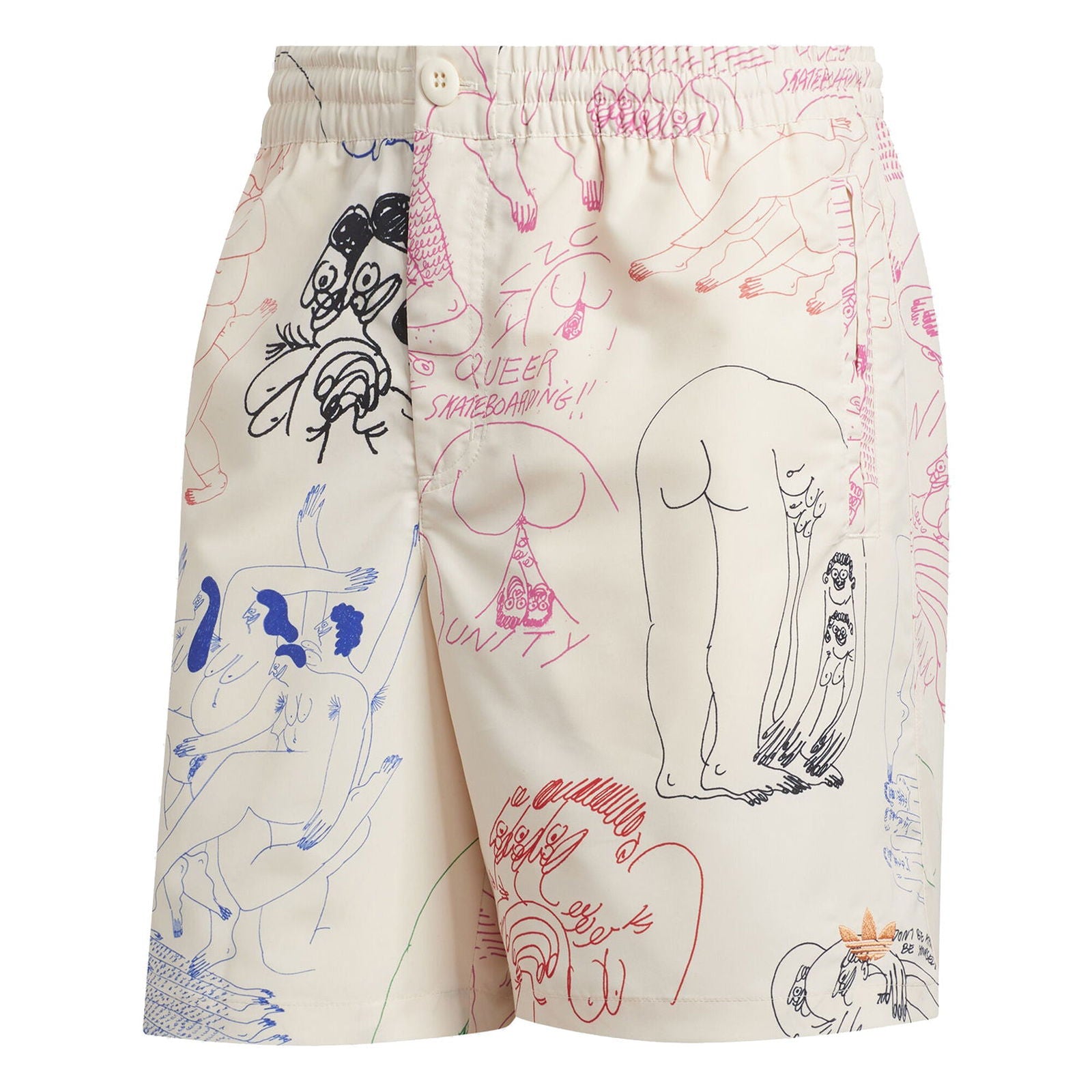 adidas Originals x Unity Skateboarding Shorts - White - ViaductClothing -  -  