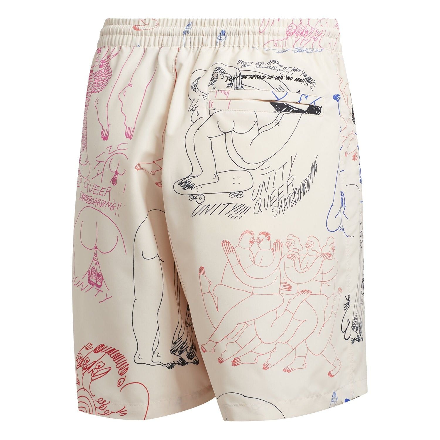 adidas Originals x Unity Skateboarding Shorts - White - ViaductClothing -  -  