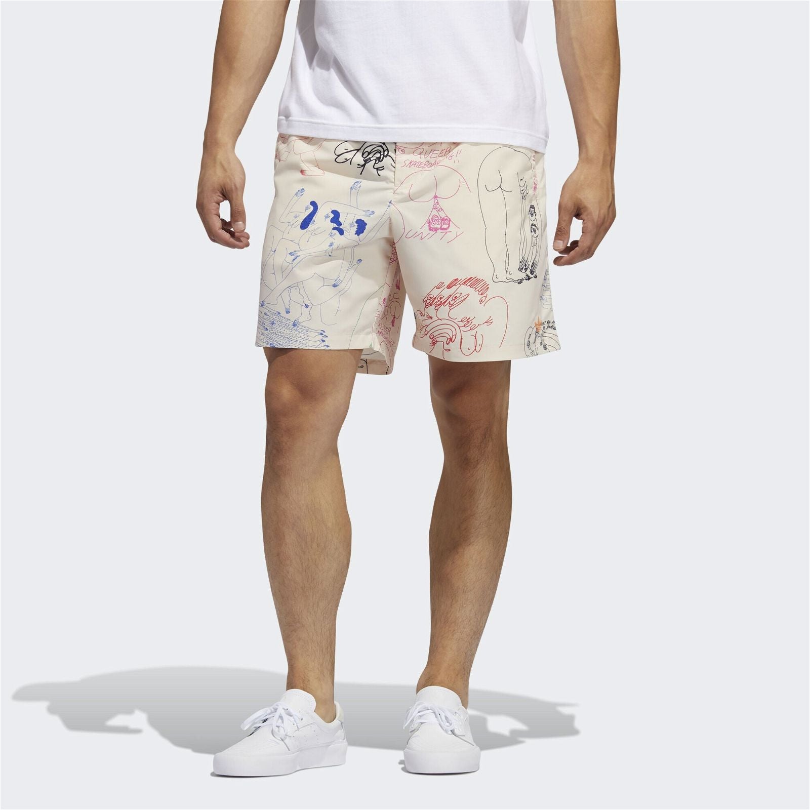 adidas Originals x Unity Skateboarding Shorts - White - ViaductClothing -  -  