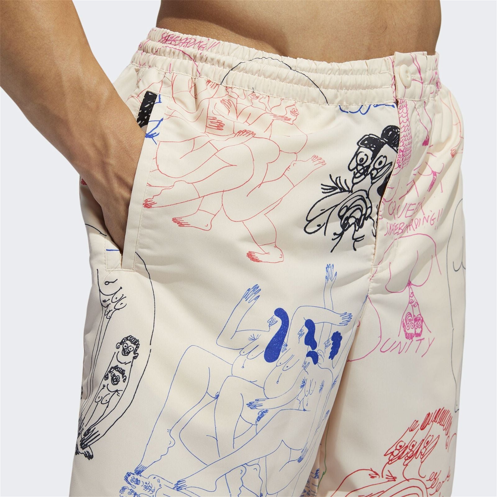 adidas Originals x Unity Skateboarding Shorts - White - ViaductClothing -  -  