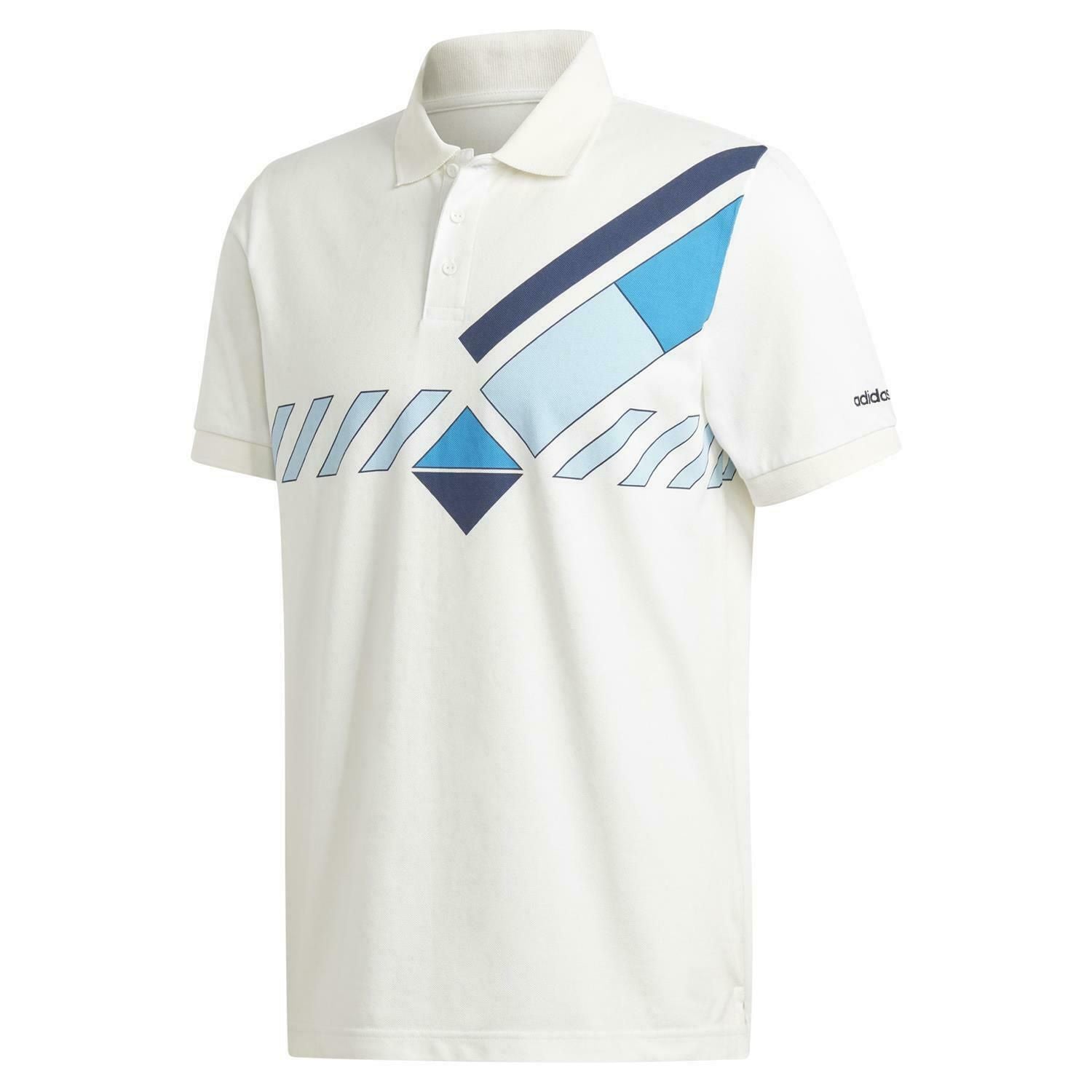 adidas Orignals Archive Ivan Lendl Tennis Polo - White - ViaductClothing -  -  