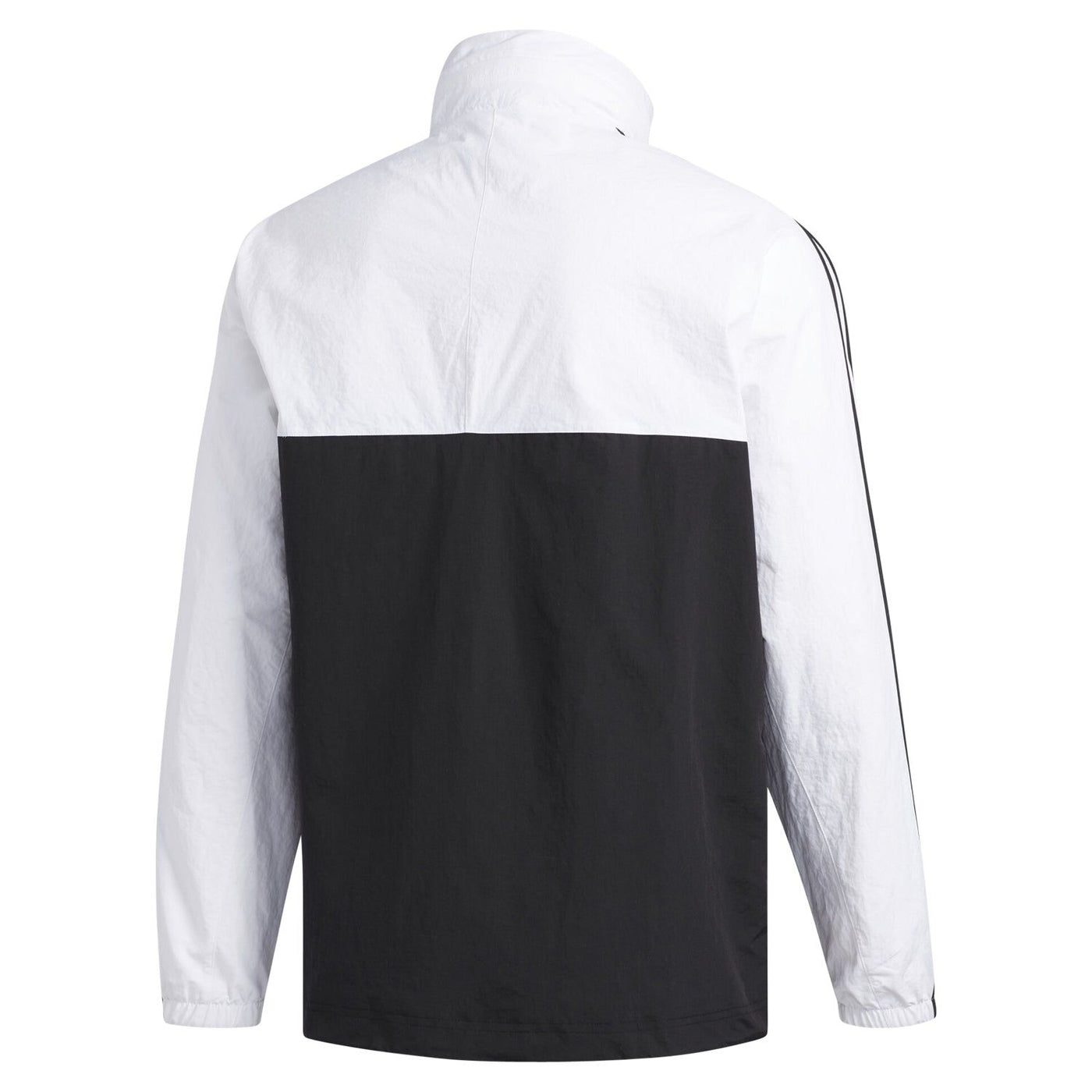 adidas Outline Half Zip Anorak Jacket Black White ViaductClothing