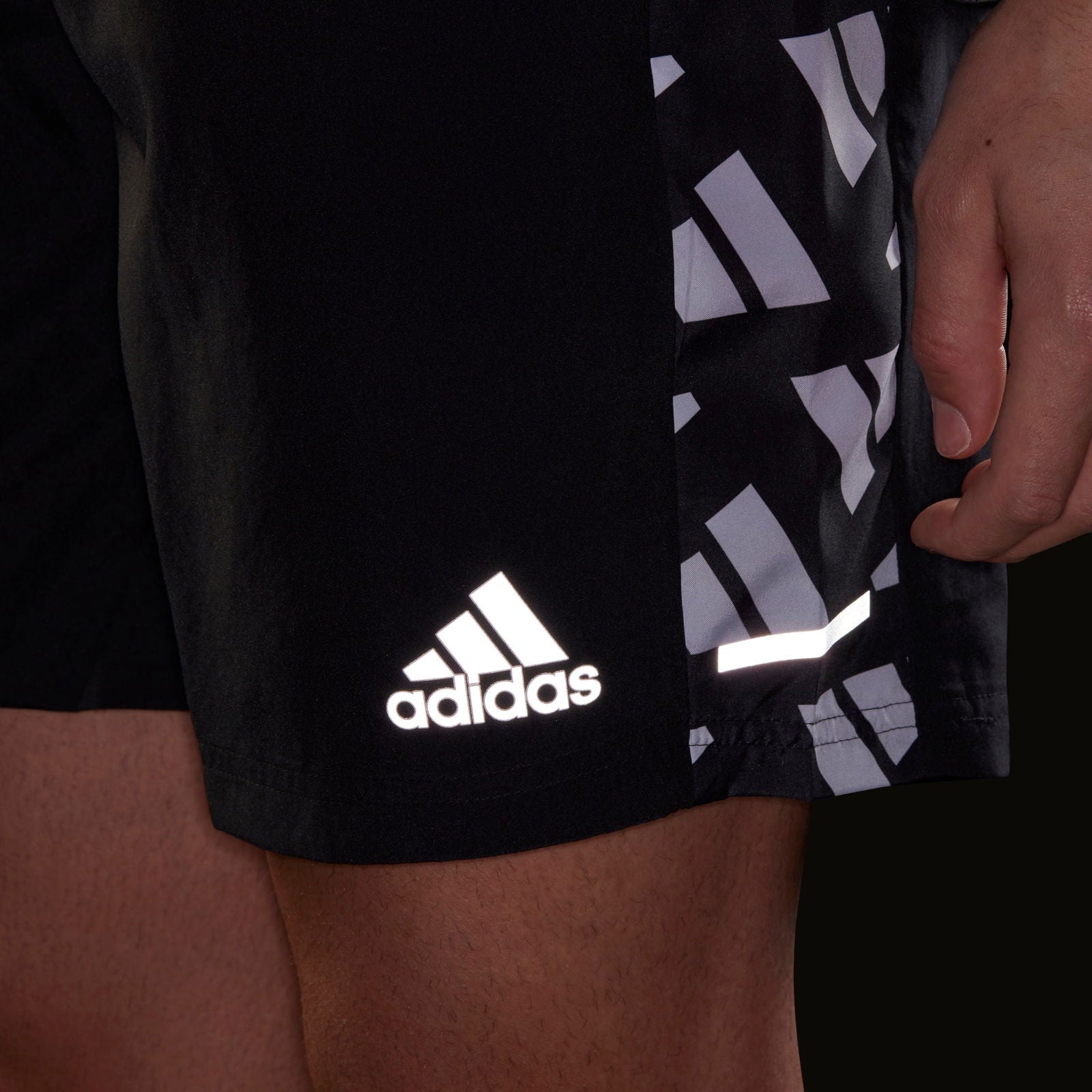 adidas Own The Run Celebration Shorts - Black - ViaductClothing -  -  
