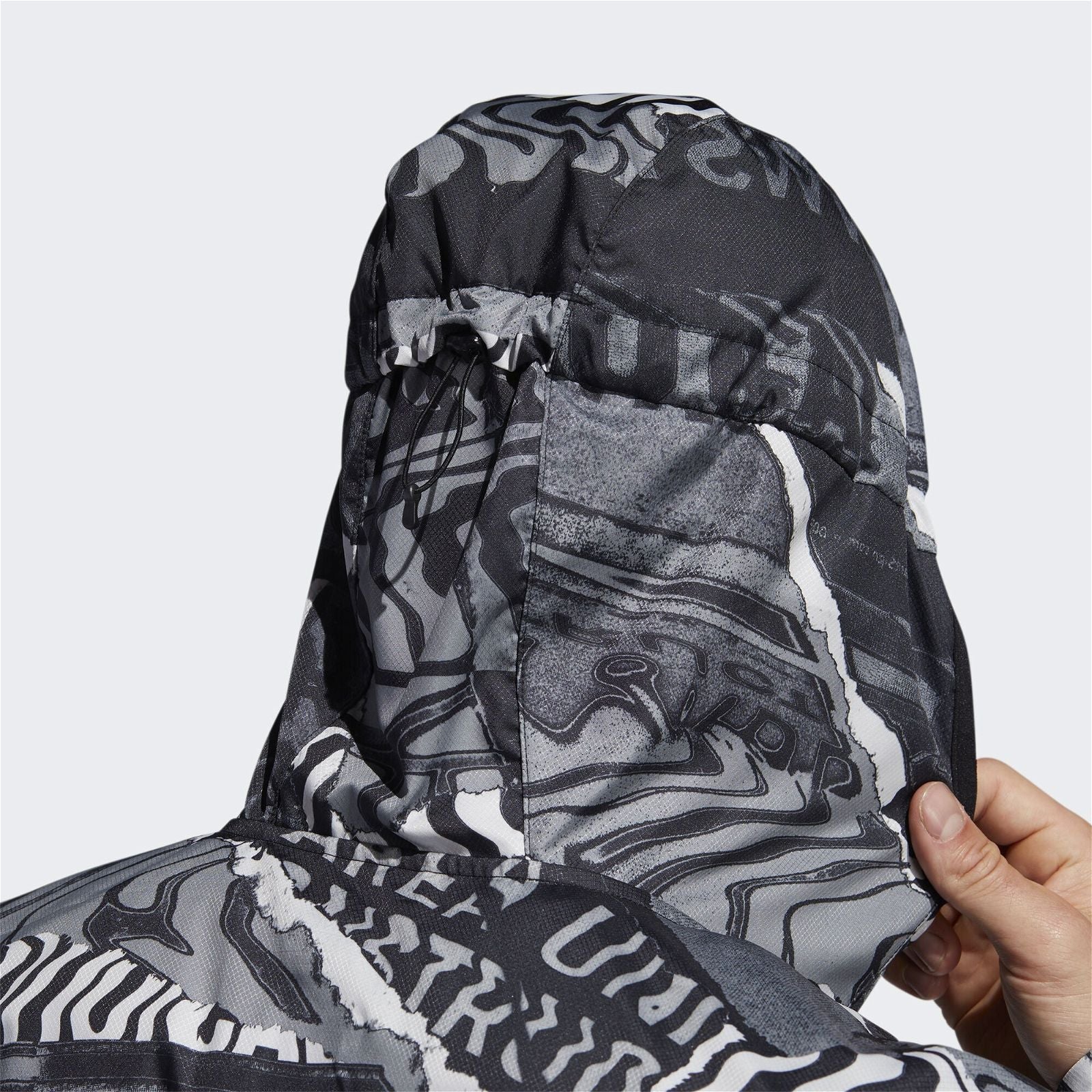 adidas Own The Run Graphic Jacket - Black - ViaductClothing -  -  