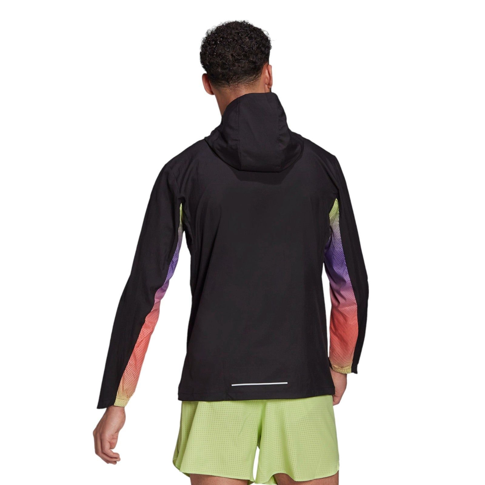 adidas Own the Run Colorblock Jacket - Black - ViaductClothing -  -  