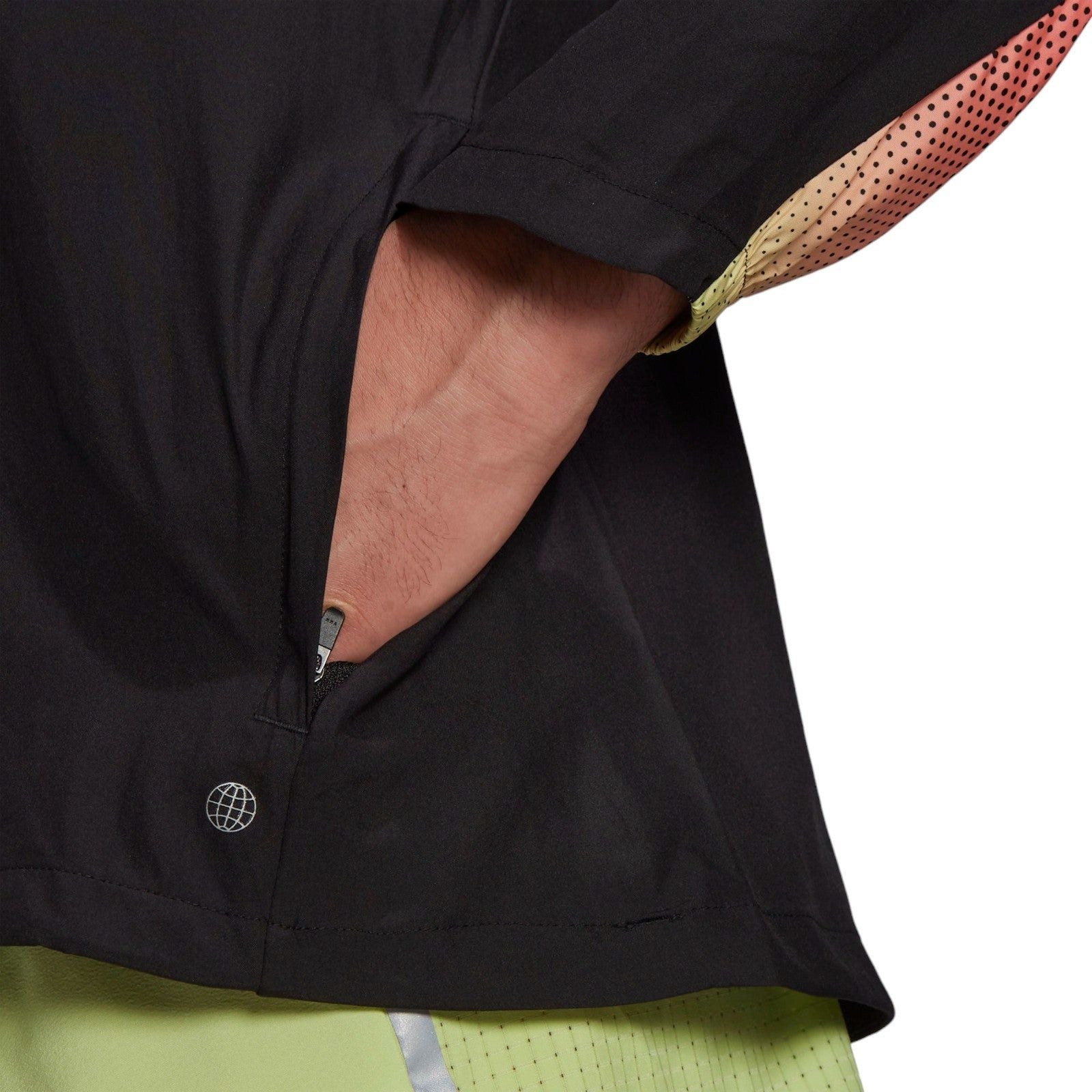 adidas Own the Run Colorblock Jacket - Black - ViaductClothing -  -  