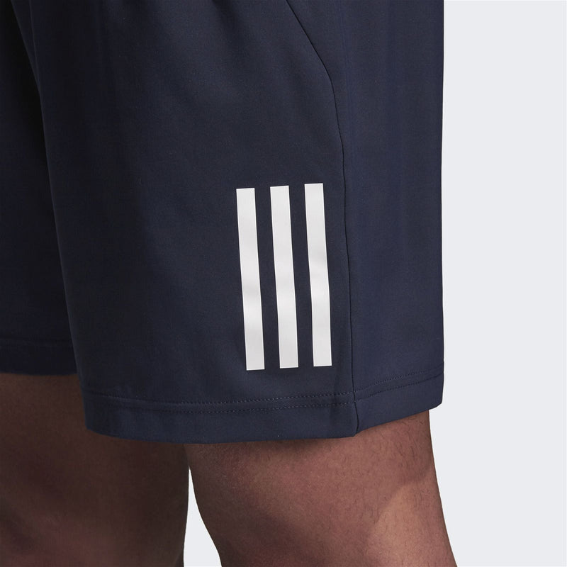 adidas Performance 3-Stripes Club Shorts - Navy - ViaductClothing -  -  