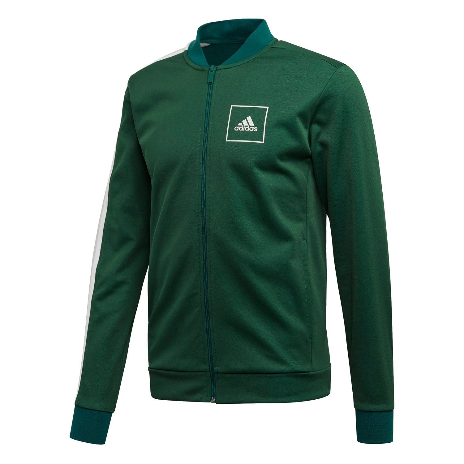 adidas Piqué Track Top Jacket - Green - ViaductClothing -  -  