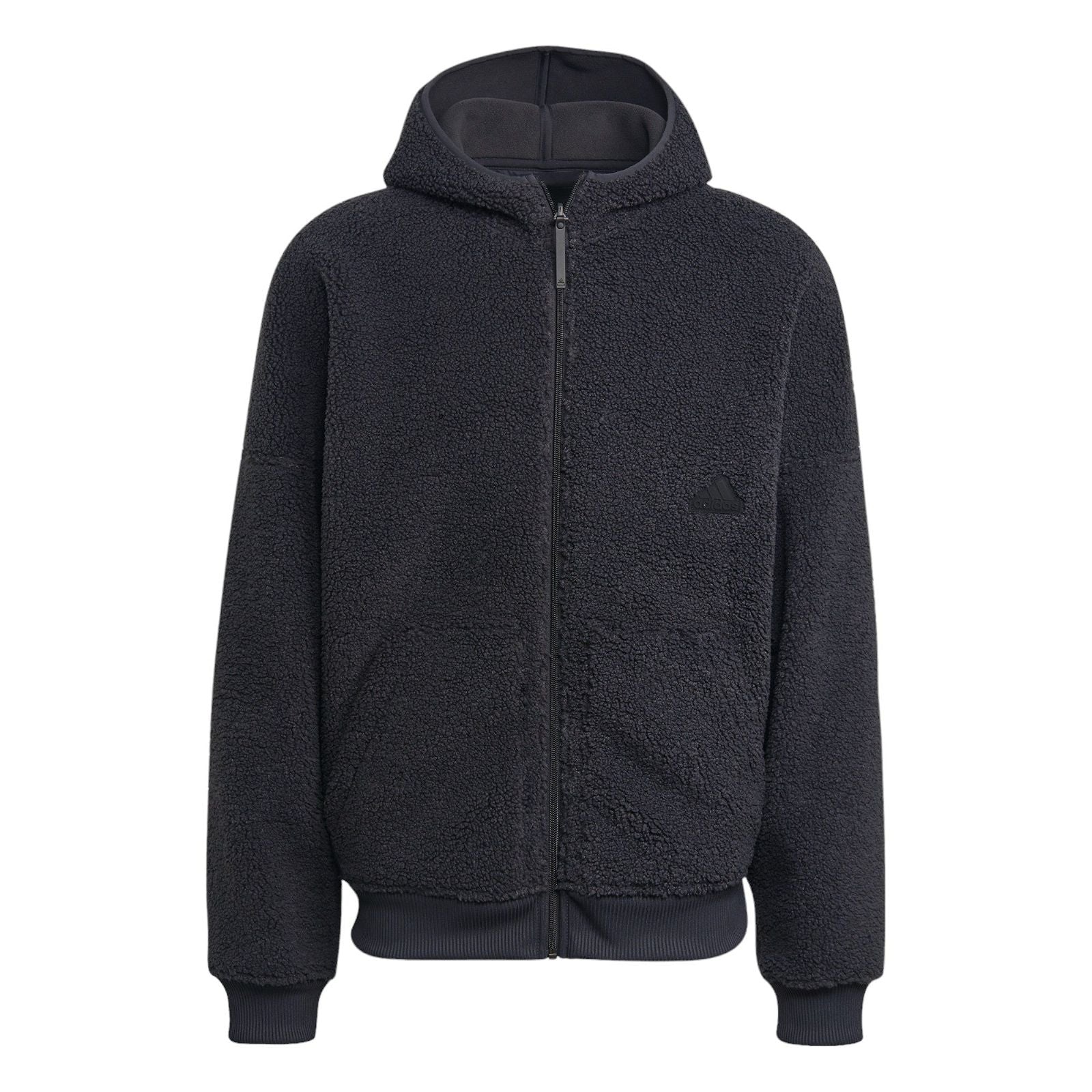 adidas Polar Fleece Full-Zip Sweatshirt - Grey - ViaductClothing -  -  