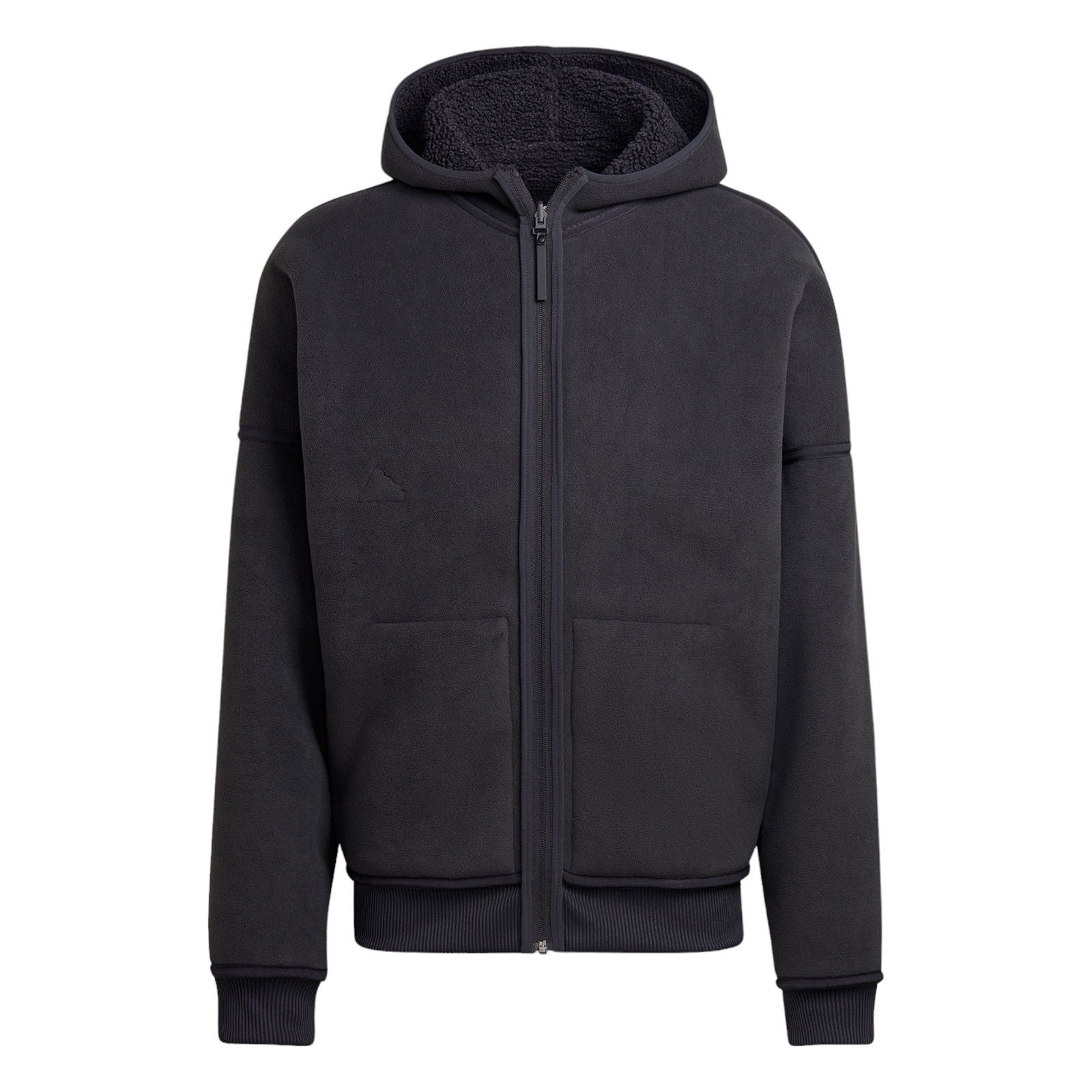 adidas Polar Fleece Full-Zip Sweatshirt - Grey - ViaductClothing -  -  
