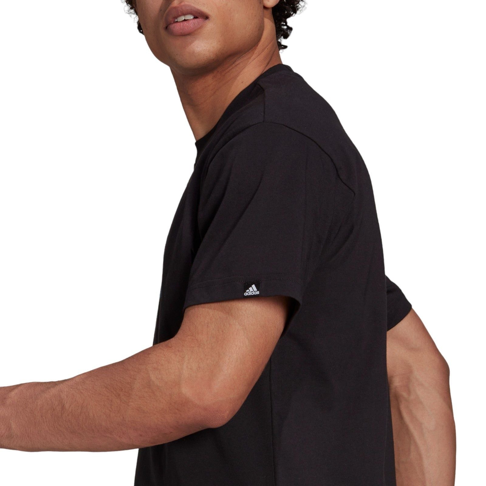 adidas Pride Heart Unisex Graphic Tee - Black - ViaductClothing -  -  