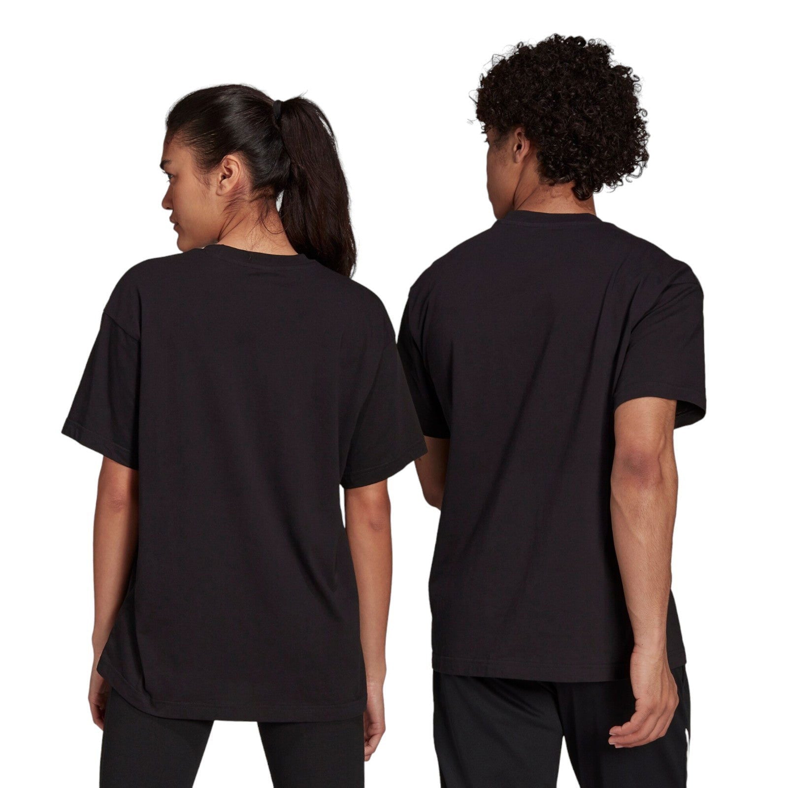 adidas Pride Heart Unisex Graphic Tee - Black - ViaductClothing -  -  