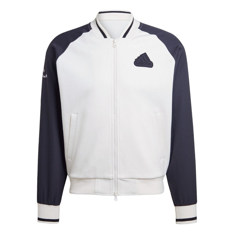 adidas Printed Bomber Jacket Gender Neutral Chalk White