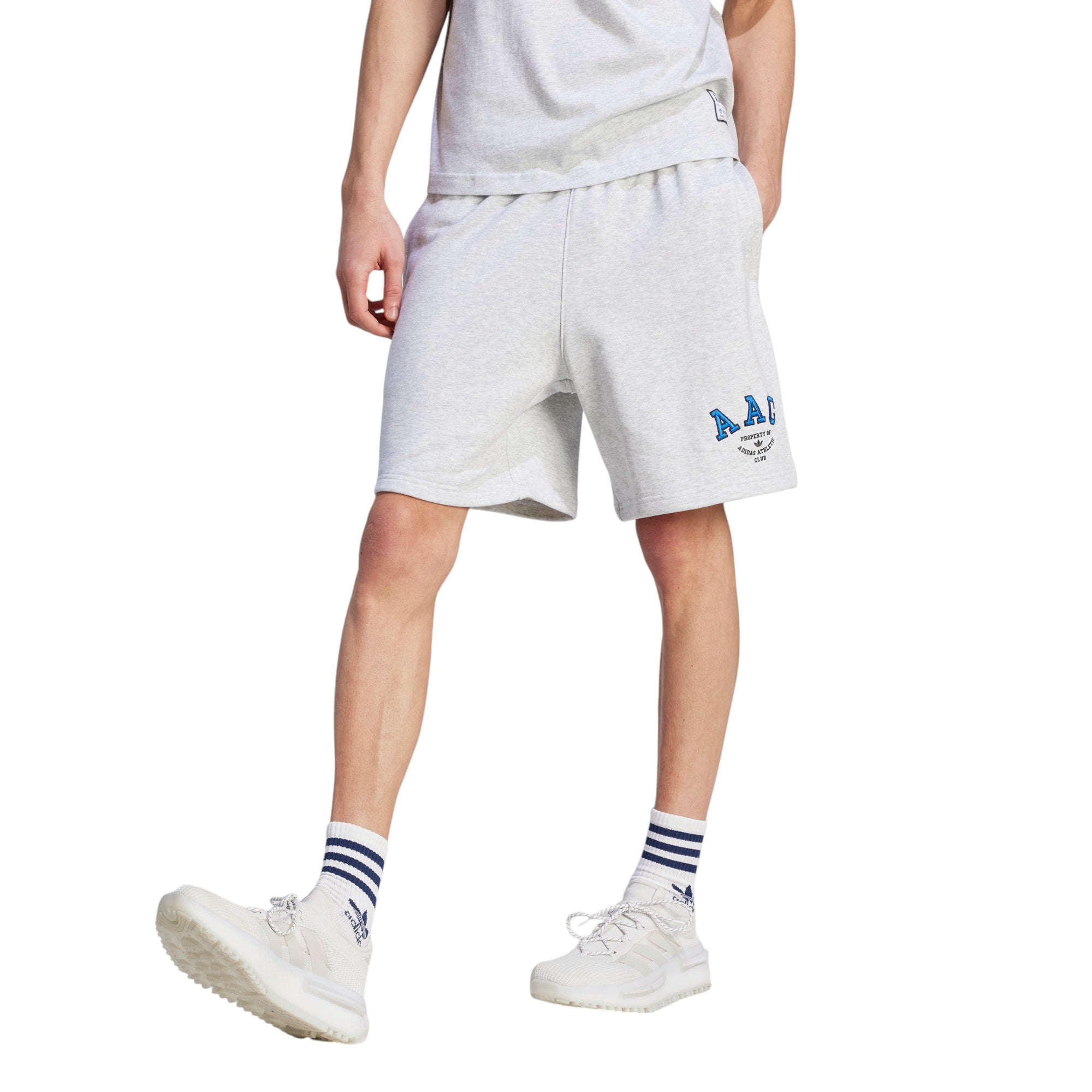 adidas Originals RIFTA Metro AAC Shorts - Light Grey Heather