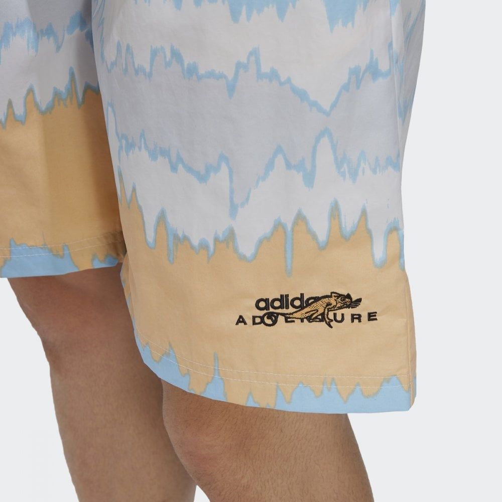 adidas Retro ADV Adventure Swim Shorts - Hazy Orange - ViaductClothing -  -  