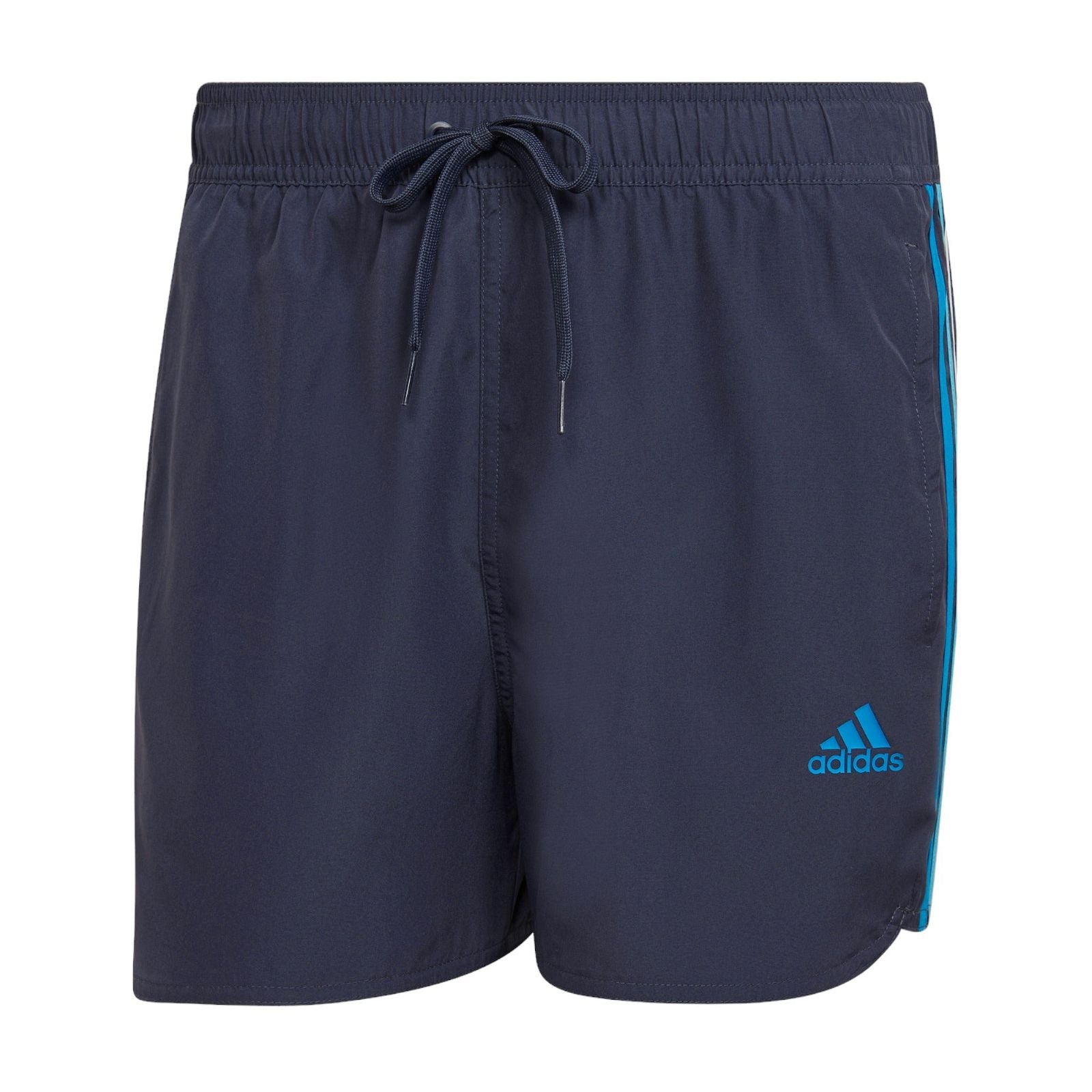 adidas Retro Split Swimming Shorts - Navy - ViaductClothing -  -  