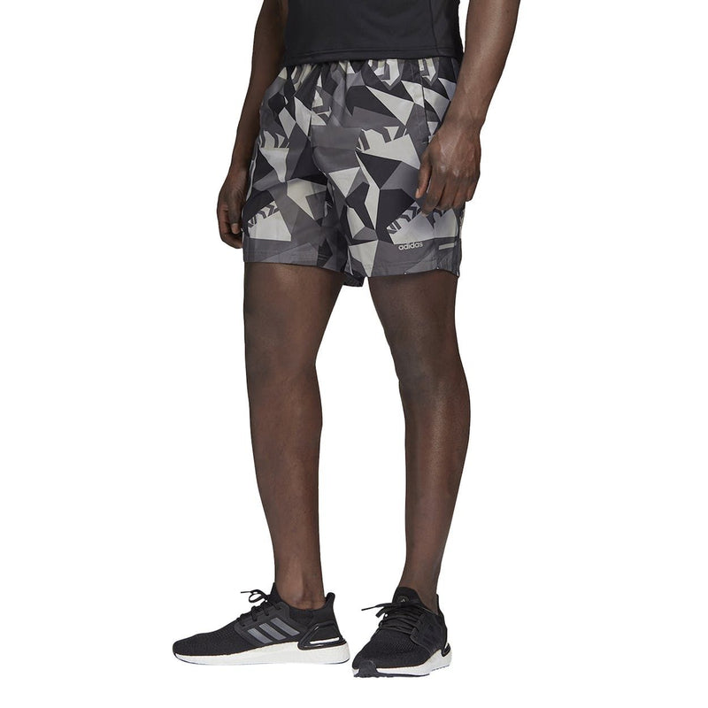 adidas Run It Camo Shorts - Grey - ViaductClothing -  -  