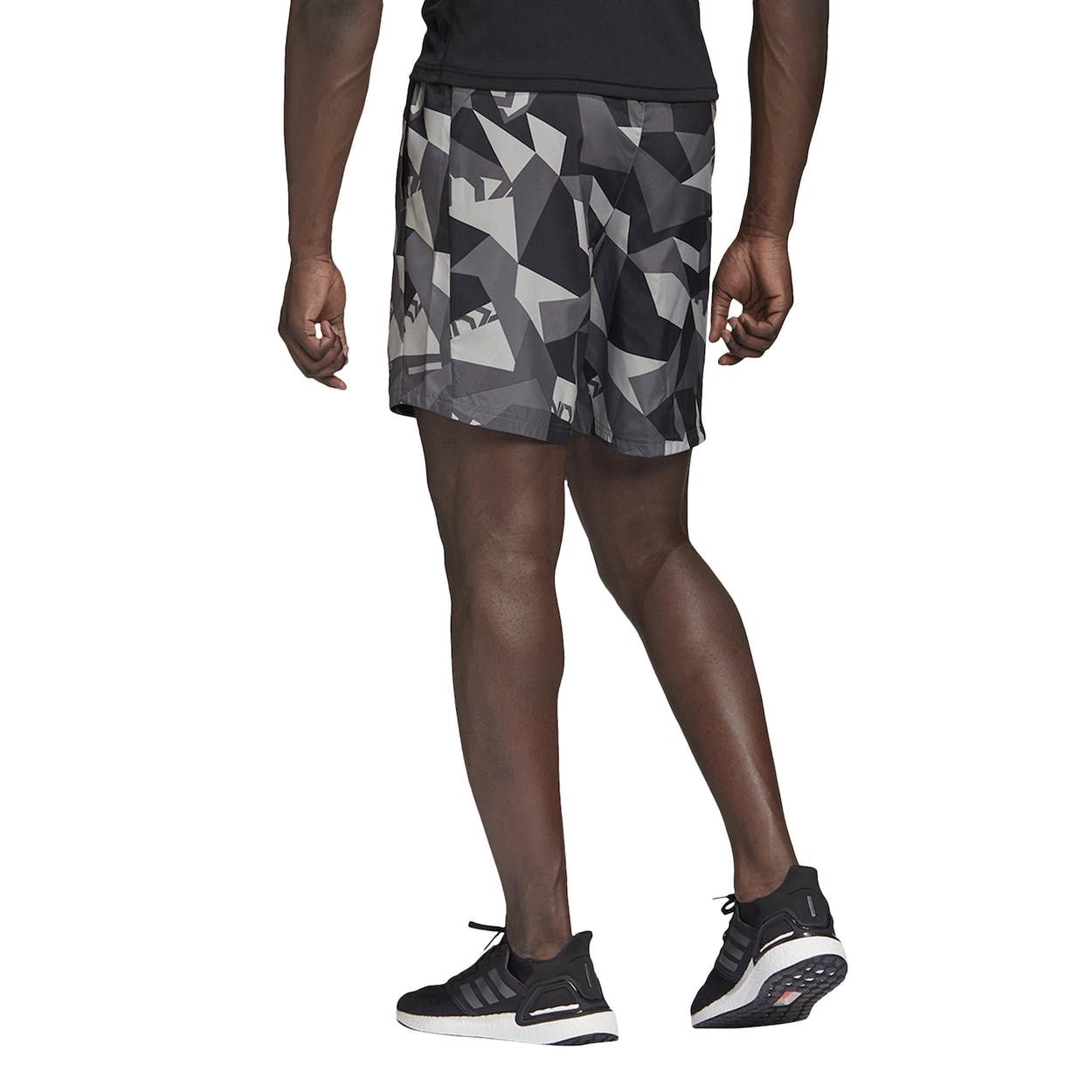 adidas Run It Camo Shorts - Grey - ViaductClothing -  -  