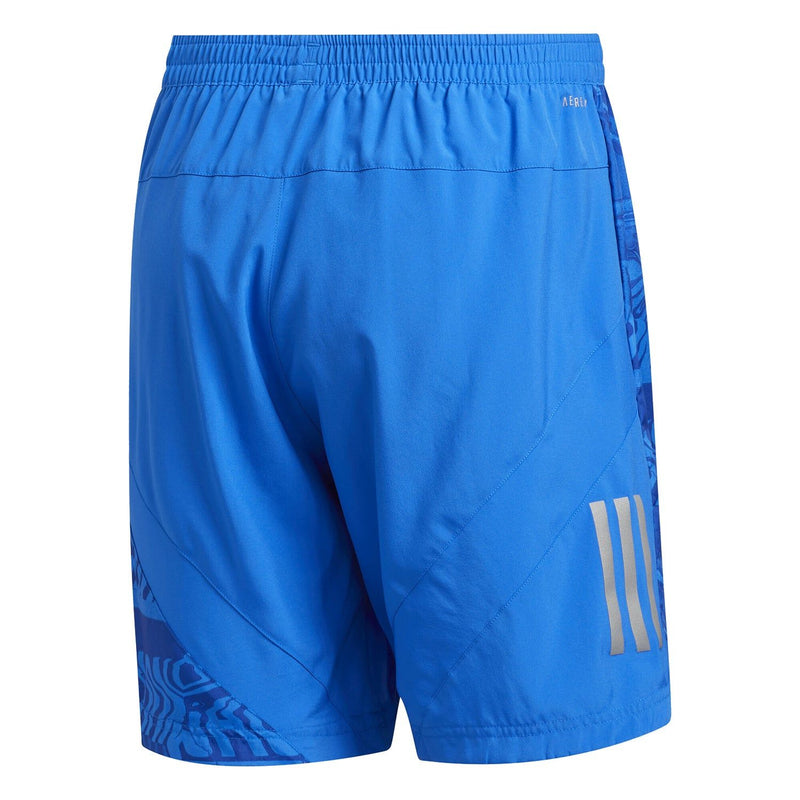 adidas Run It Graphic Shorts - Blue - ViaductClothing -  -  