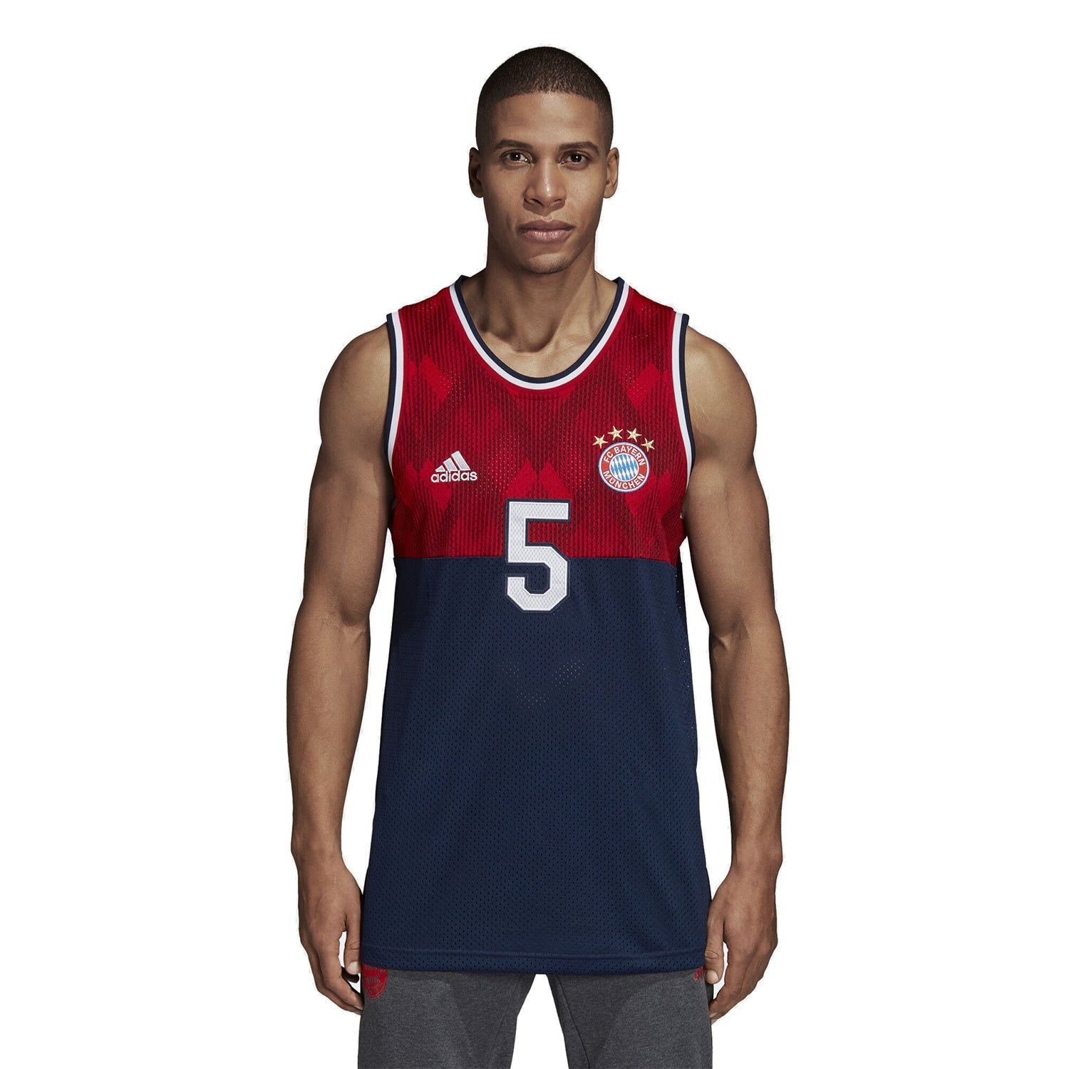 adidas Seasonal Special Tank Top Bayern Munich - Navy - ViaductClothing -  -  