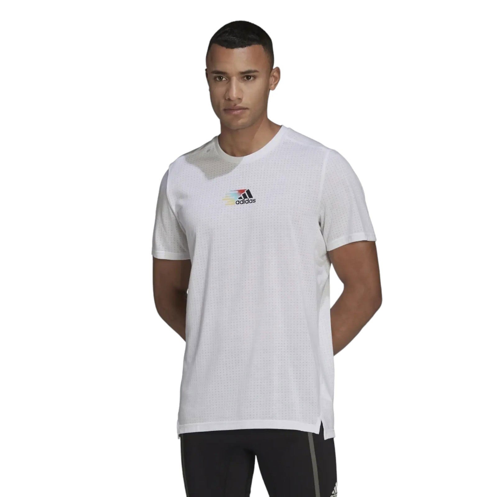 adidas Signature AEROREADY Jersey Tee - White - ViaductClothing -  -  