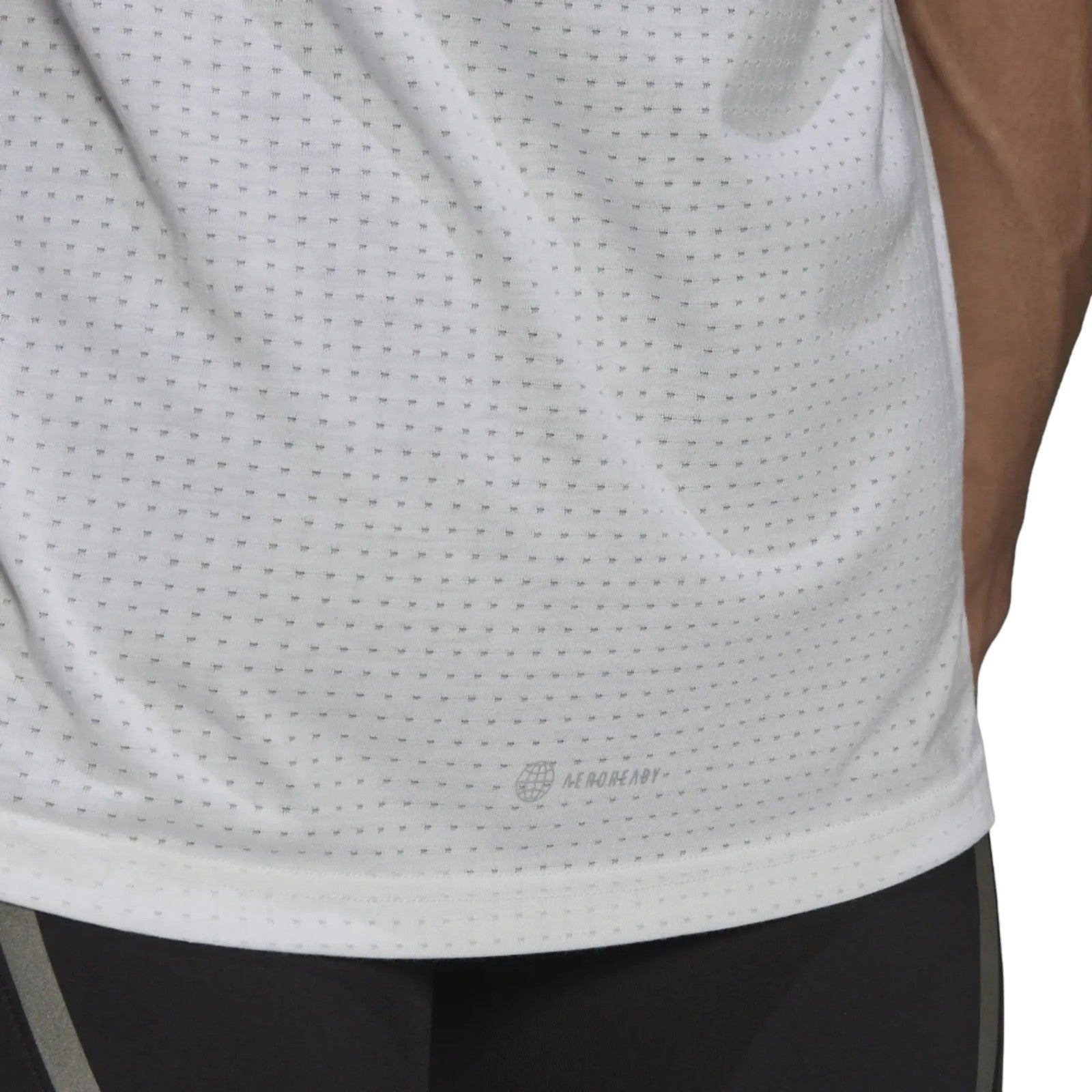 adidas Signature AEROREADY Jersey Tee - White - ViaductClothing -  -  