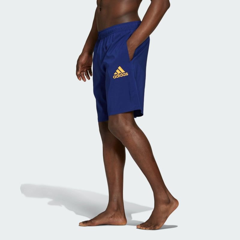 adidas Solid Swim Shorts - Blue - ViaductClothing -  -  