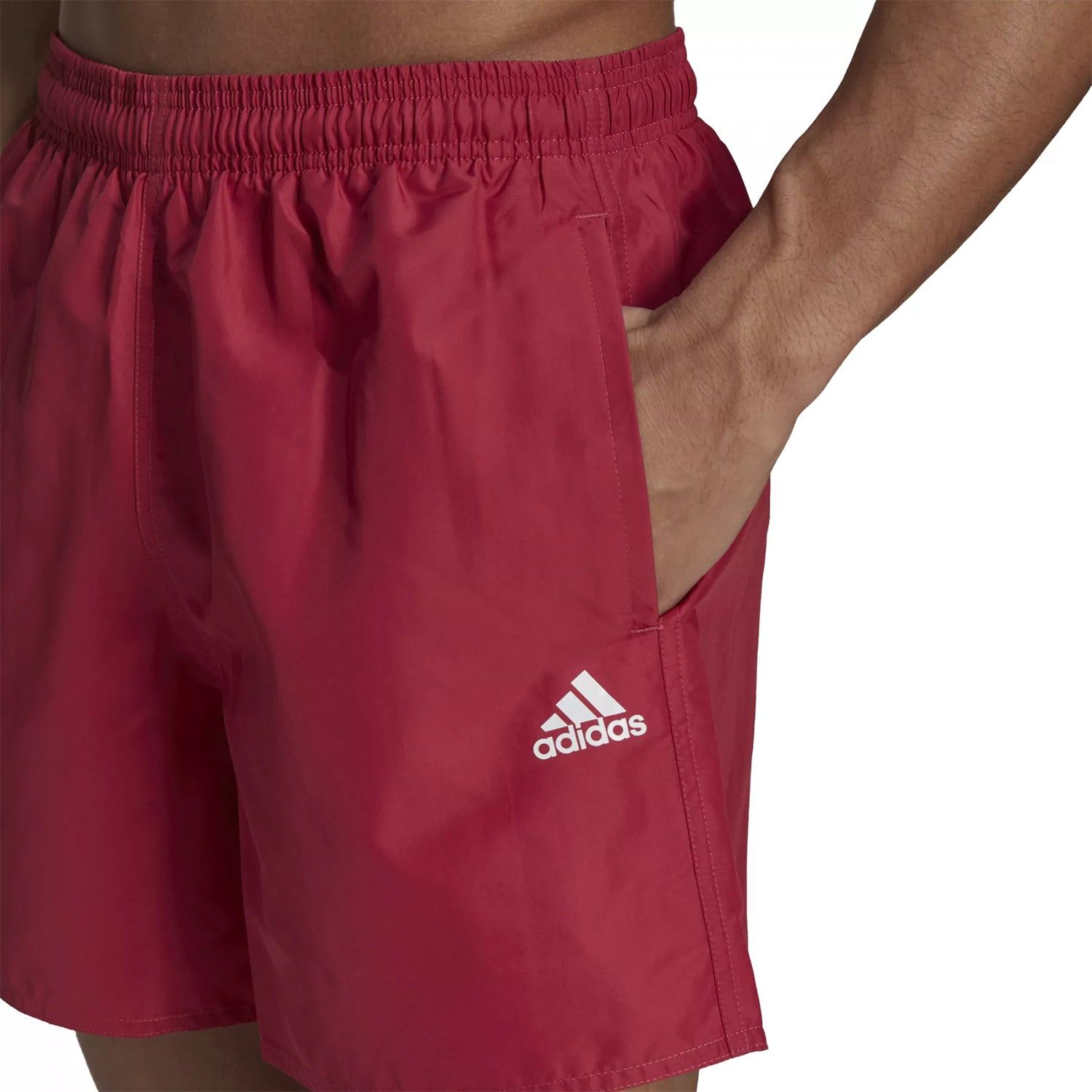 adidas Solid Swim Shorts - Pink - ViaductClothing -  -  