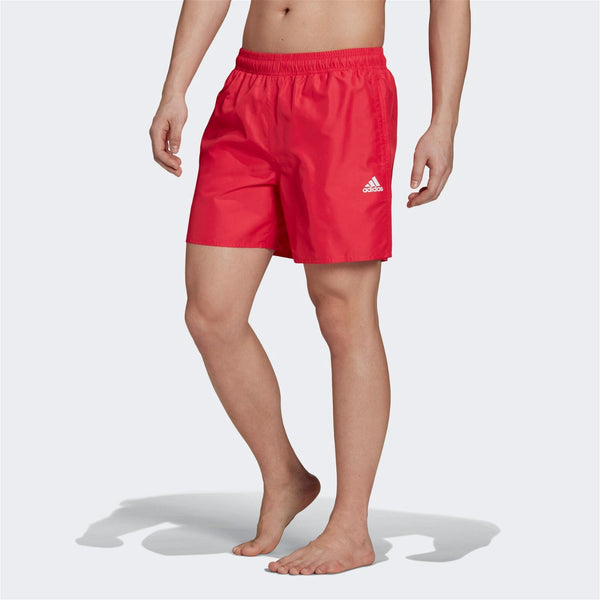 adidas Solid Swim Shorts - Power Pink - ViaductClothing -  -  