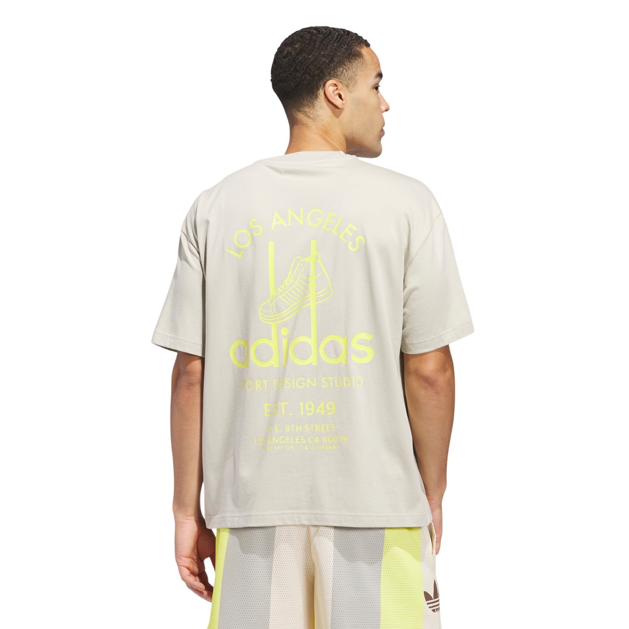 adidas Originals Men's Sport Design Studio Jabbar Graphic T-Shirt - Putty Grey