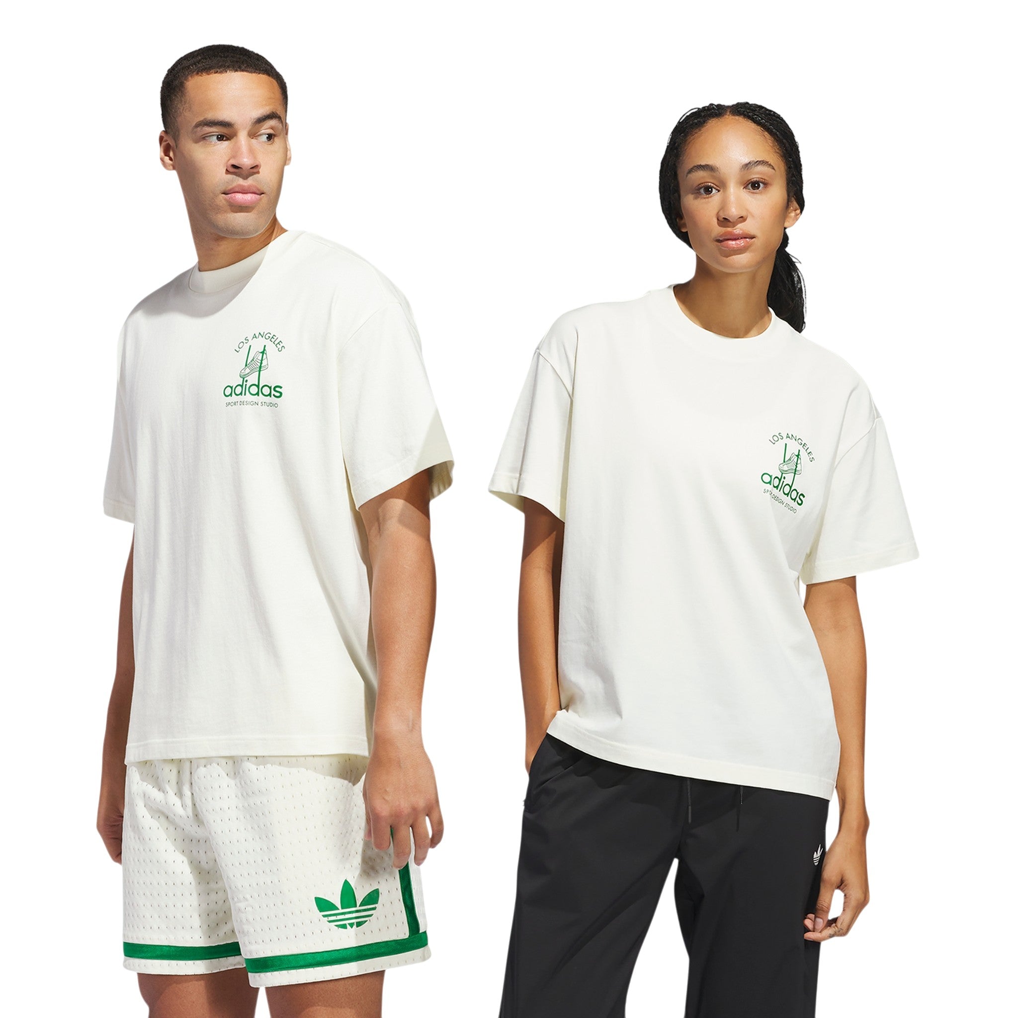 adidas Originals Sport Design Studio Jabbar Graphic Tee - Ivory White