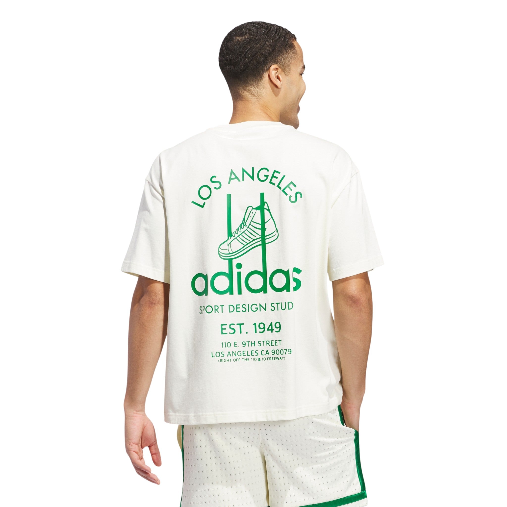 adidas Originals Sport Design Studio Jabbar Graphic Tee - Ivory White
