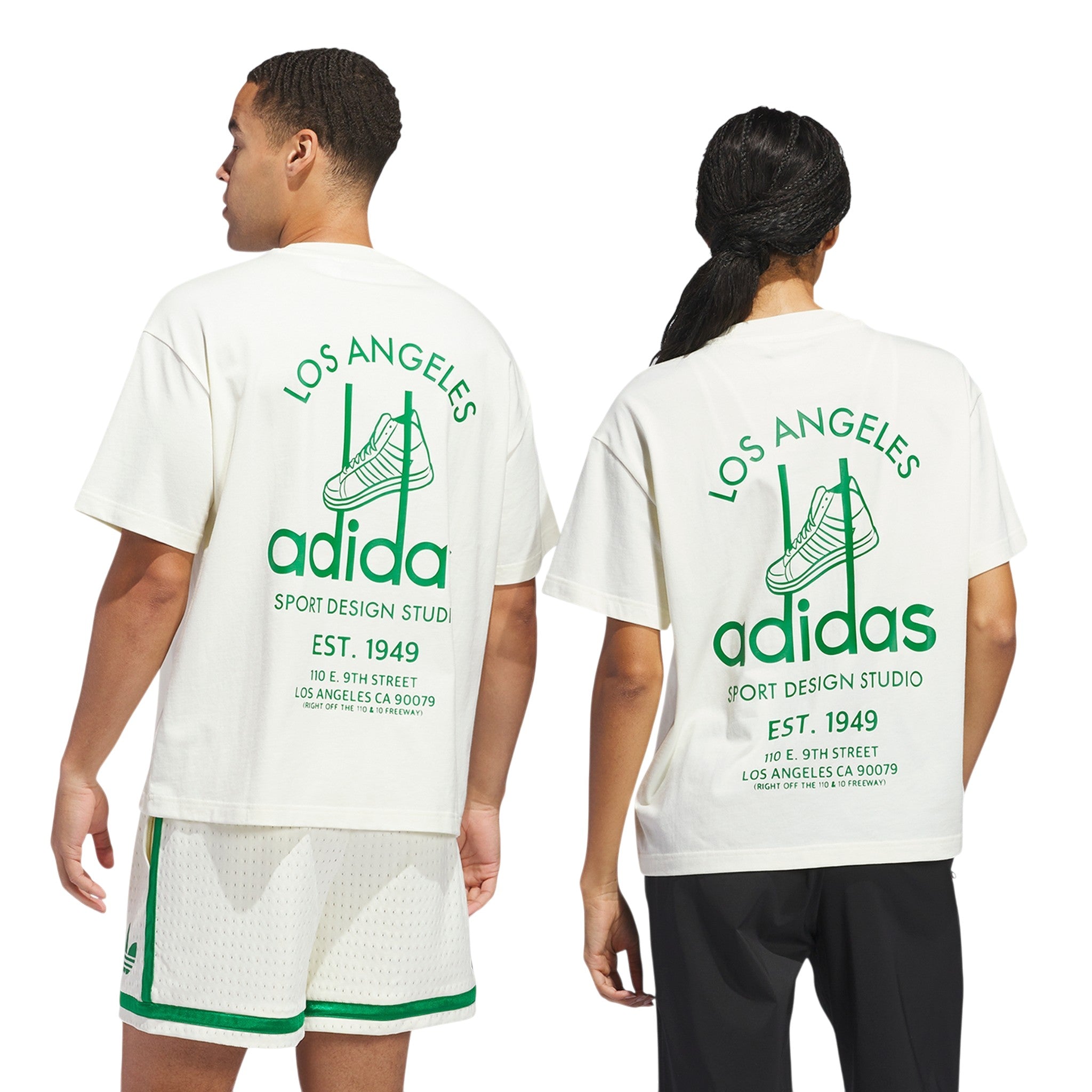 adidas Originals Sport Design Studio Jabbar Graphic Tee - Ivory White