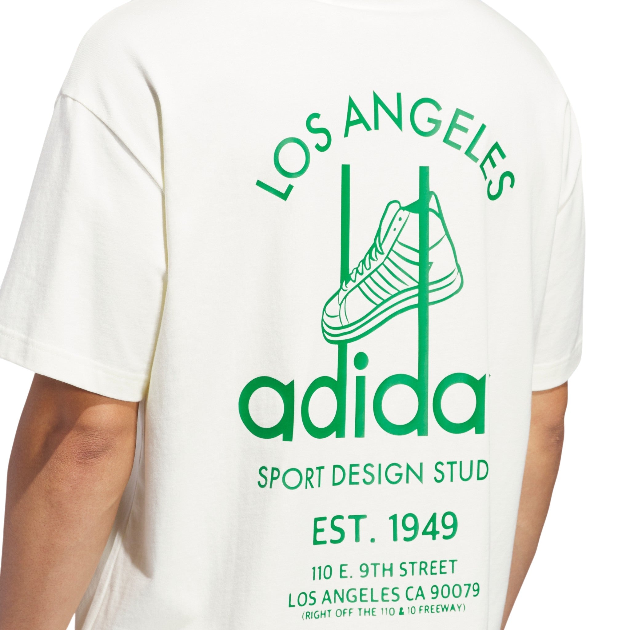 adidas Originals Sport Design Studio Jabbar Graphic Tee - Ivory White