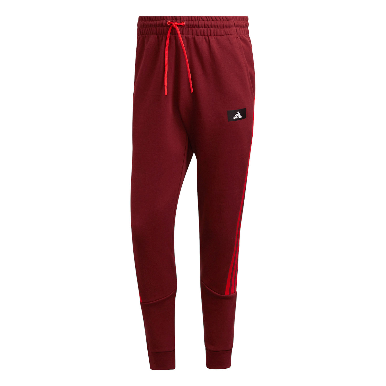 adidas Sportswear Future Icons 3-Stripes Tracksuit Bottoms - Shadow Red - ViaductClothing -  -  