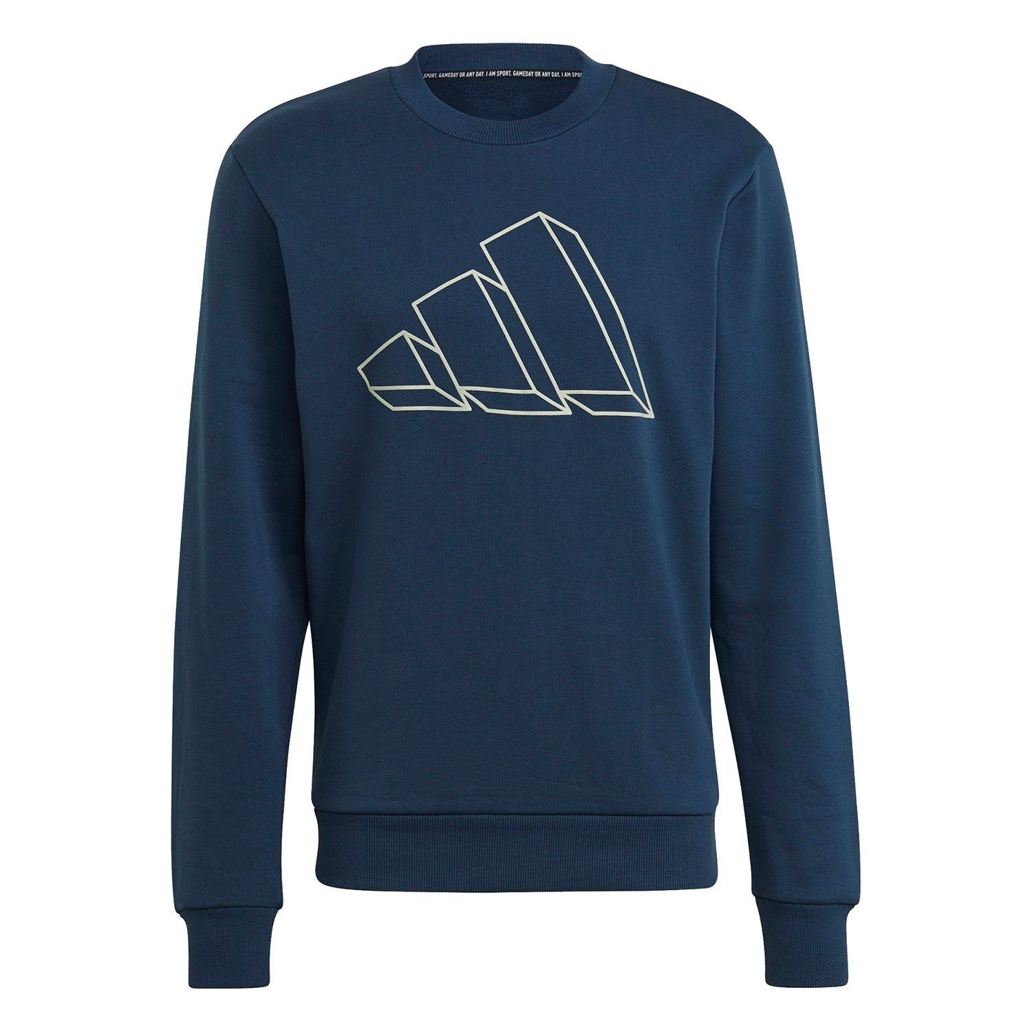 adidas Sportswear Graphic Crew Sweatshirt - Blue - ViaductClothing -  -  